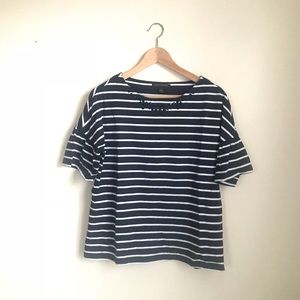 Banana Republic - Navy stripe shirt